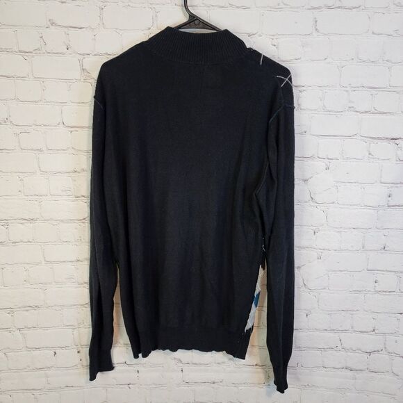 Men's BKE "Argyle" pattern zip up jacket, size Large - Picture 3 of 3